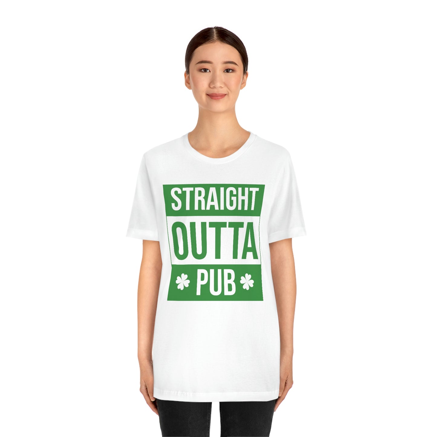 Straight Outta Pub Unisex Jersey Short Sleeve Tee