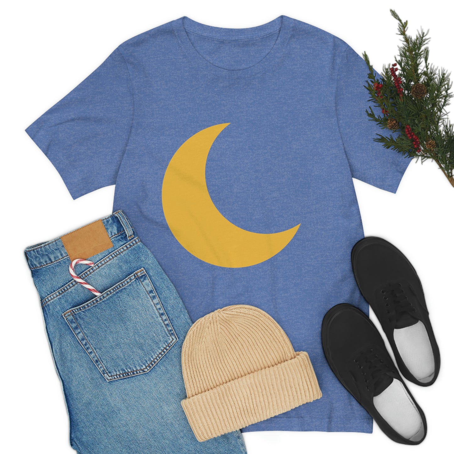 Half Moon Unisex Jersey Short Sleeve Tee