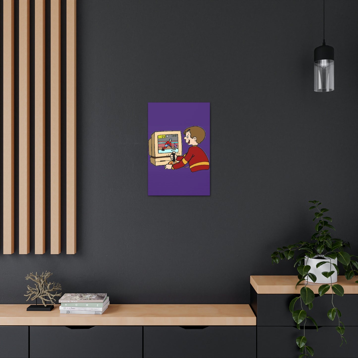 Old School Gamer Canvas Gallery Wraps