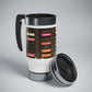 Atari 2600 Cartridges Travel Mug with Handle, 14oz