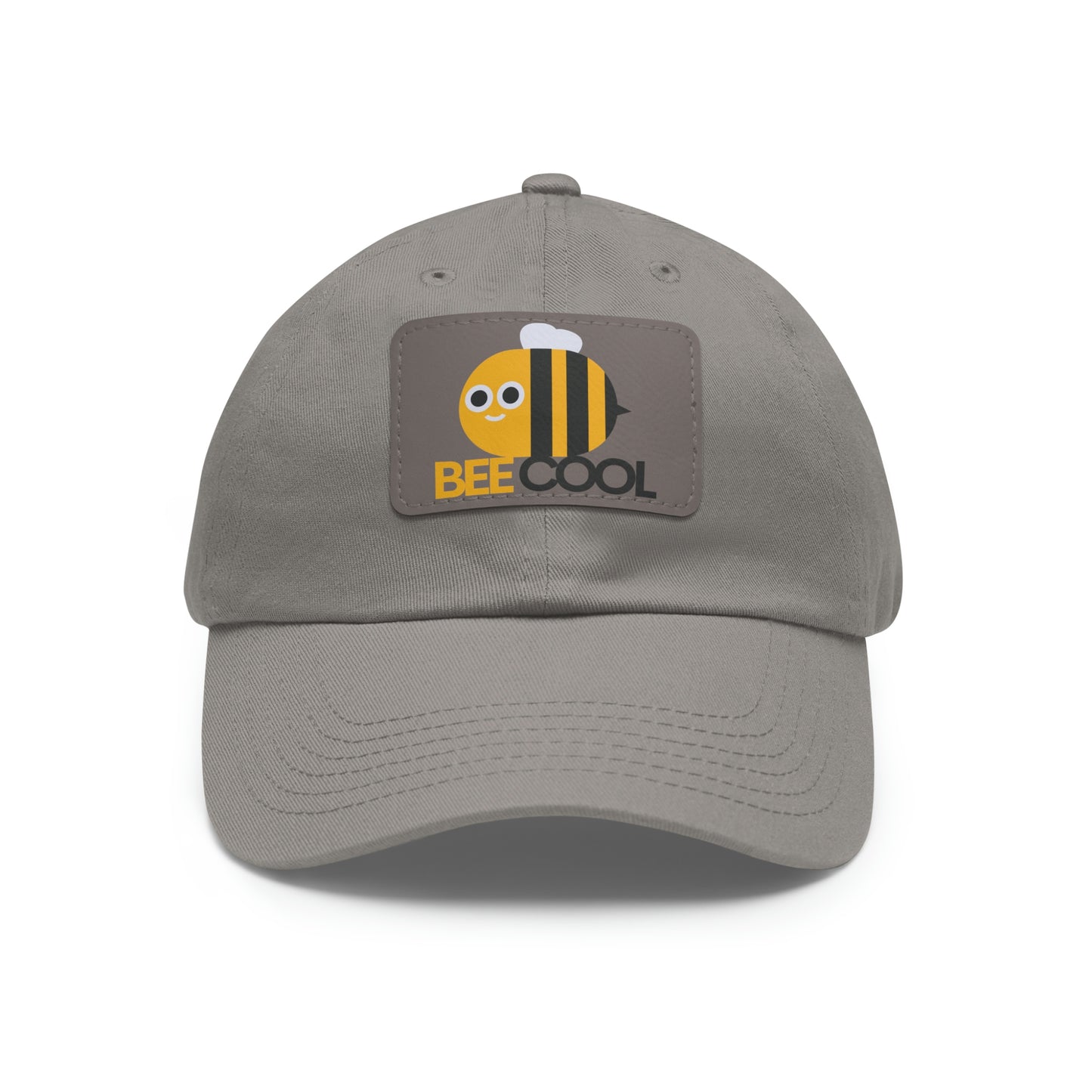 Bee Cool Dad Hat with Leather Patch