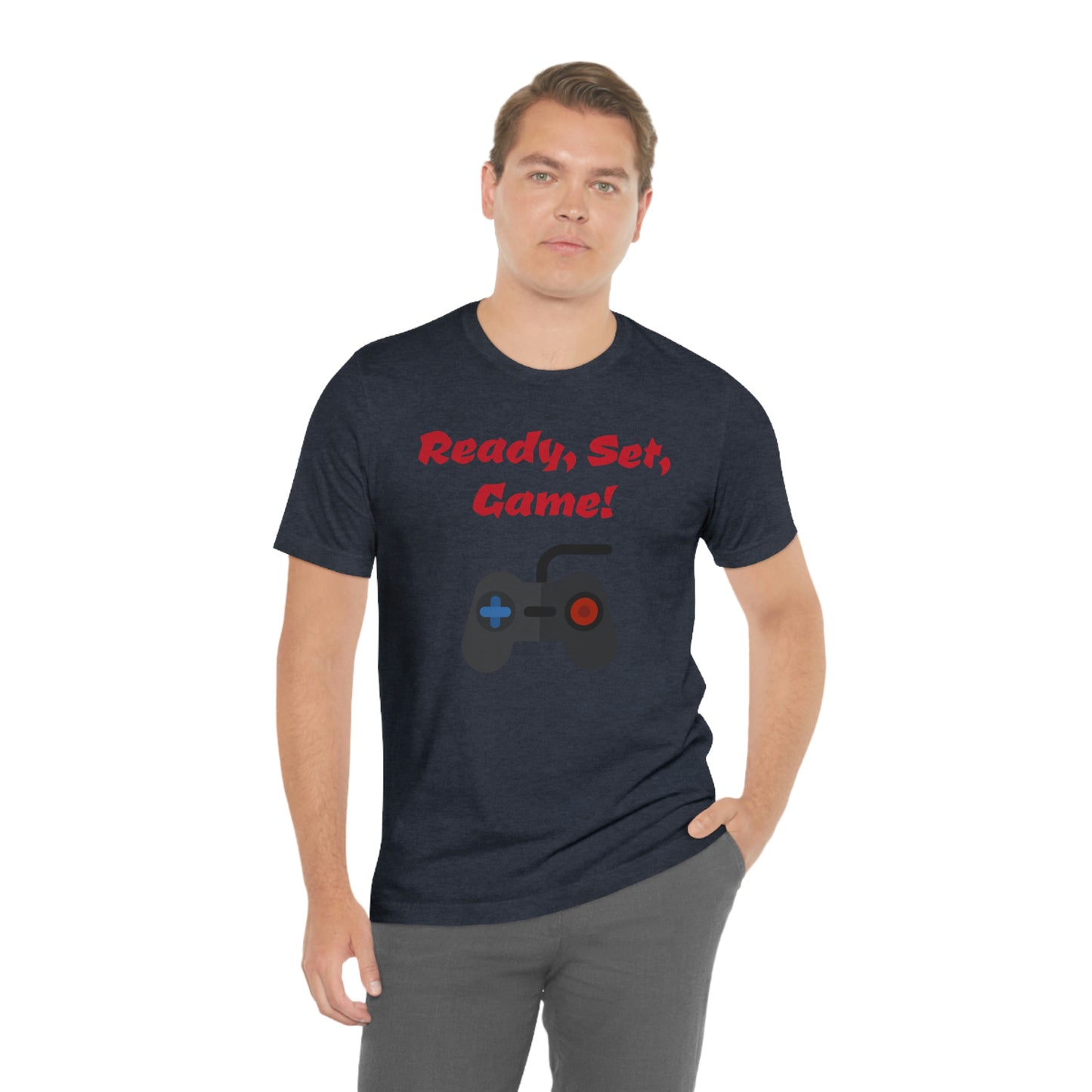 Ready, Set, Game! Unisex Jersey Short Sleeve Tee