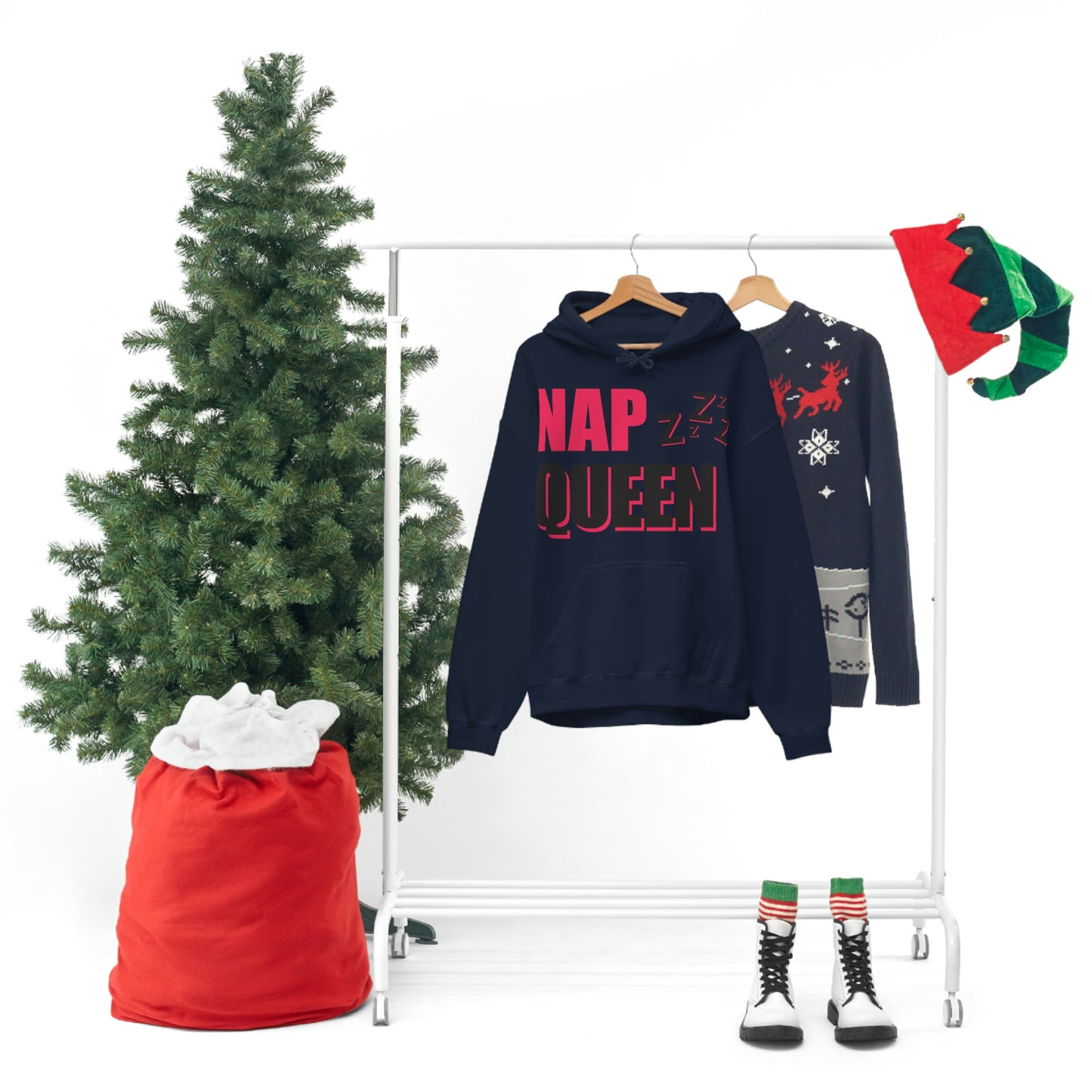 Nap Queen Unisex Hooded Sweatshirt