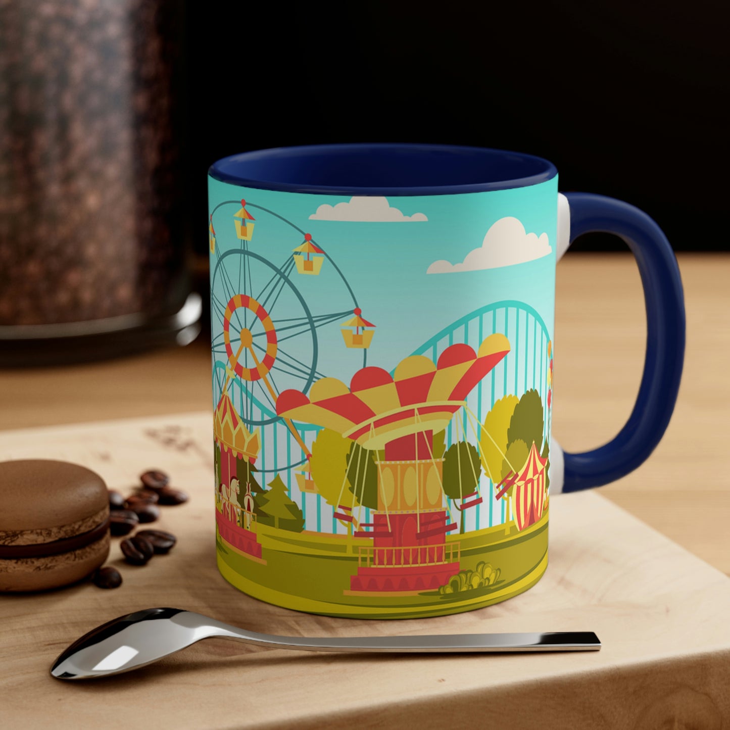 Amusement Park Accent Coffee Mug, 11oz