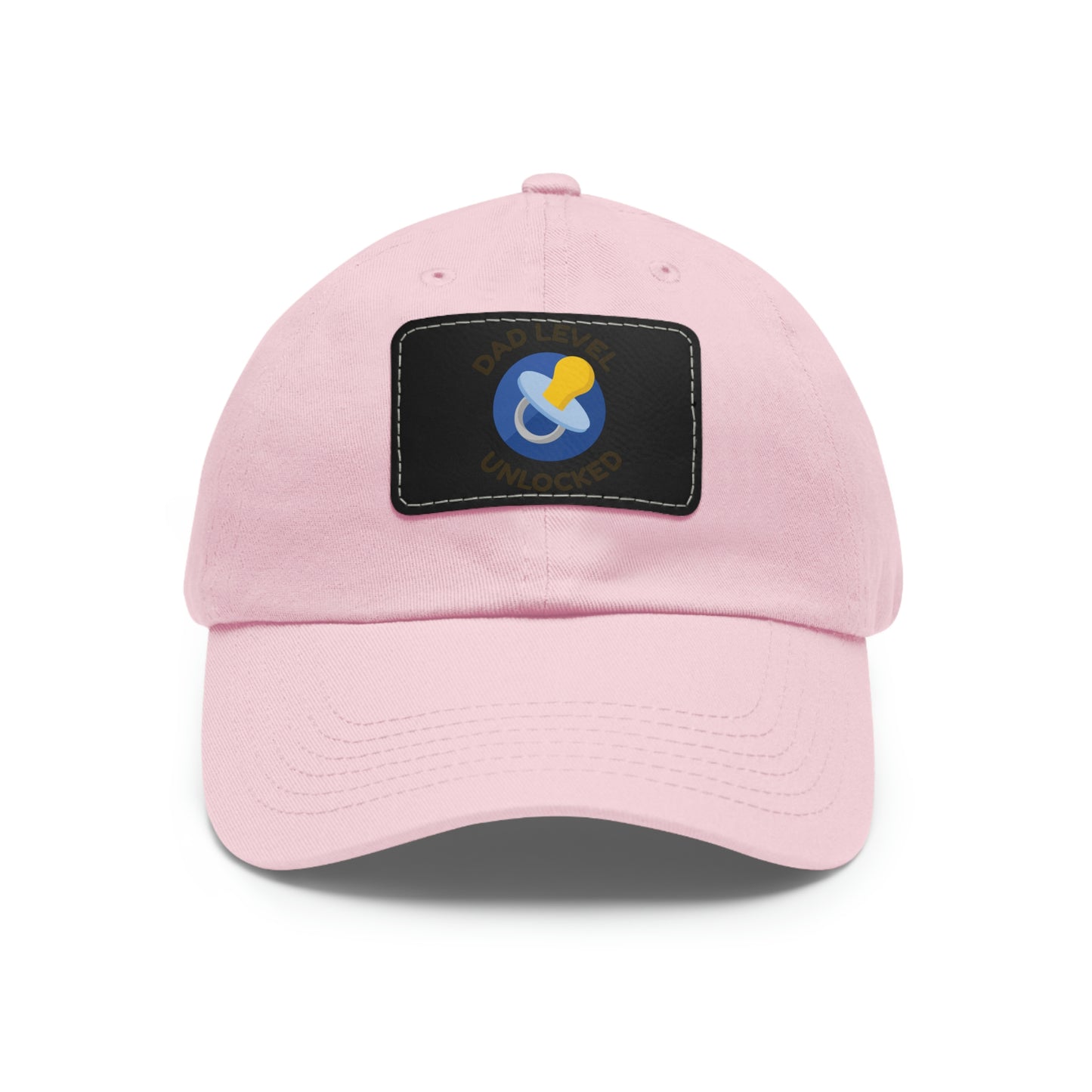 Dad Level Unlocked Dad Hat with Leather Patch