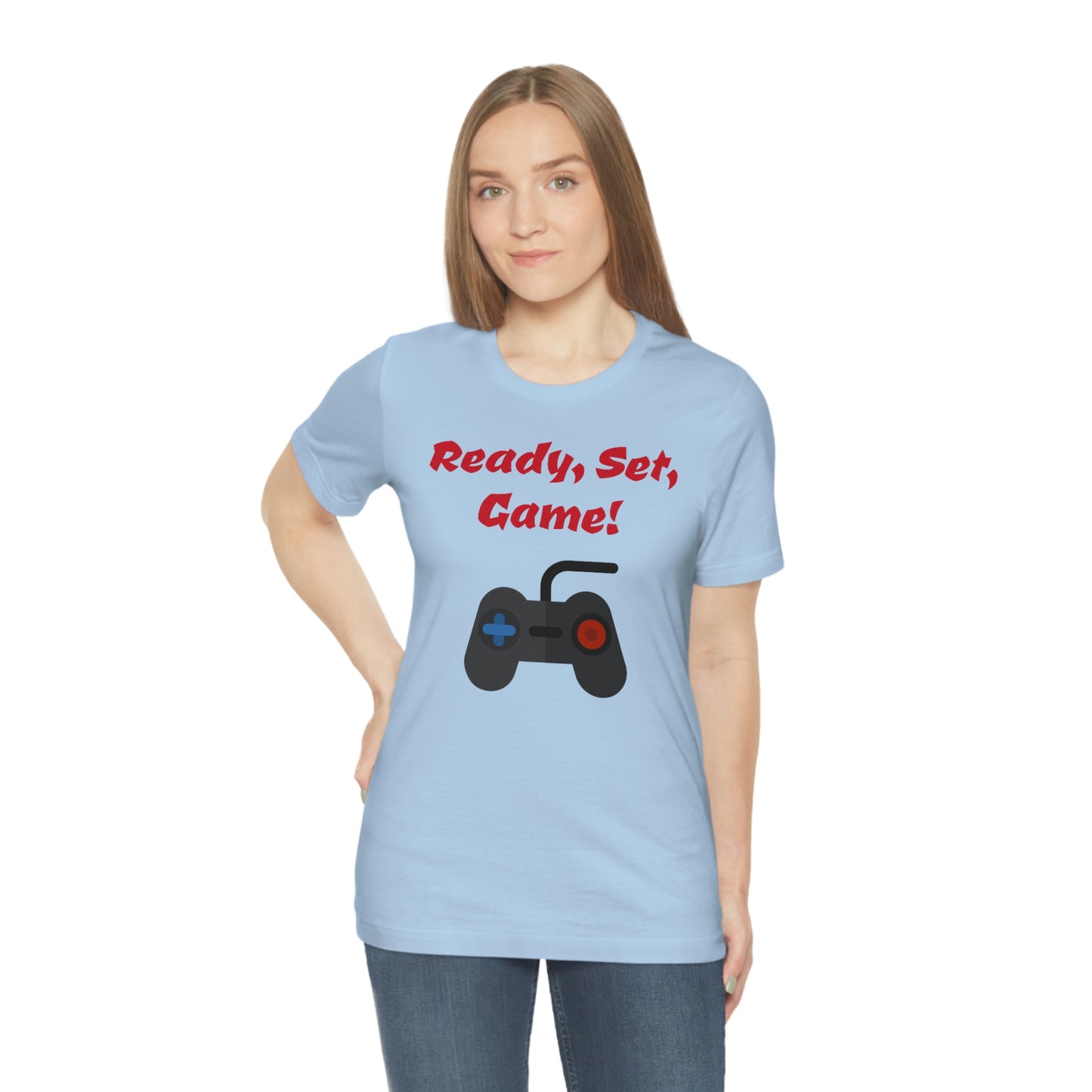 Ready, Set, Game! Unisex Jersey Short Sleeve Tee