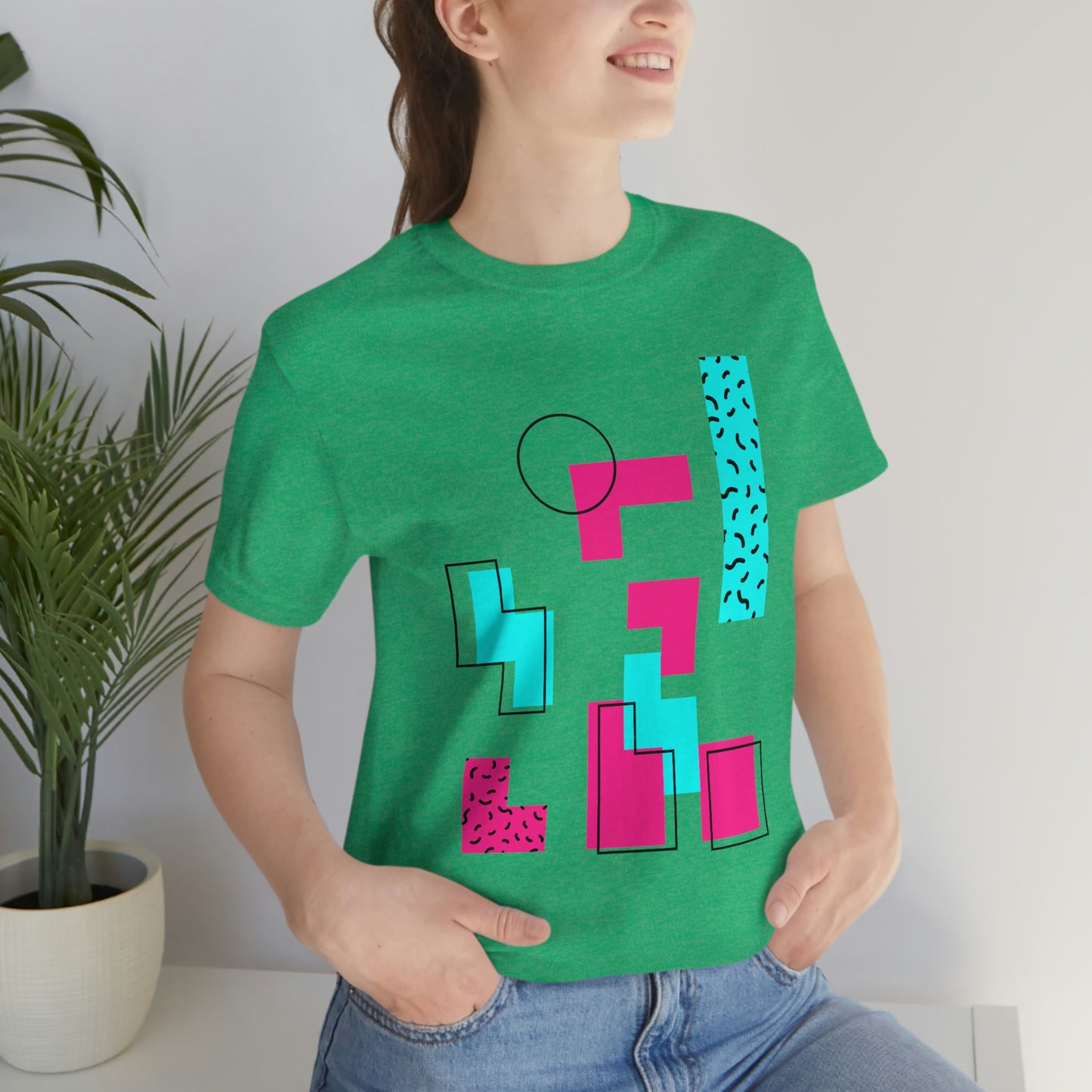 Tetris Retro Style Unisex Jersey Short Sleeve Tee