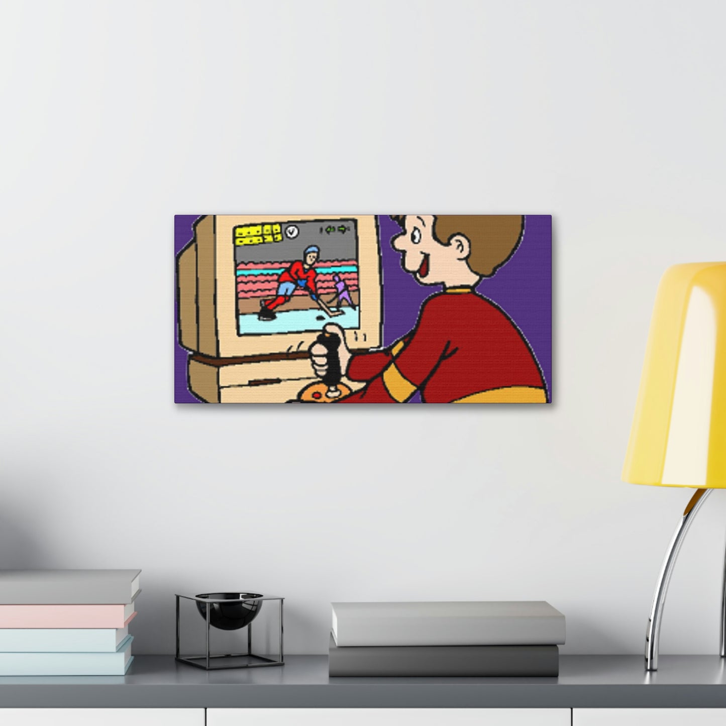 Old School Gamer Canvas Gallery Wraps