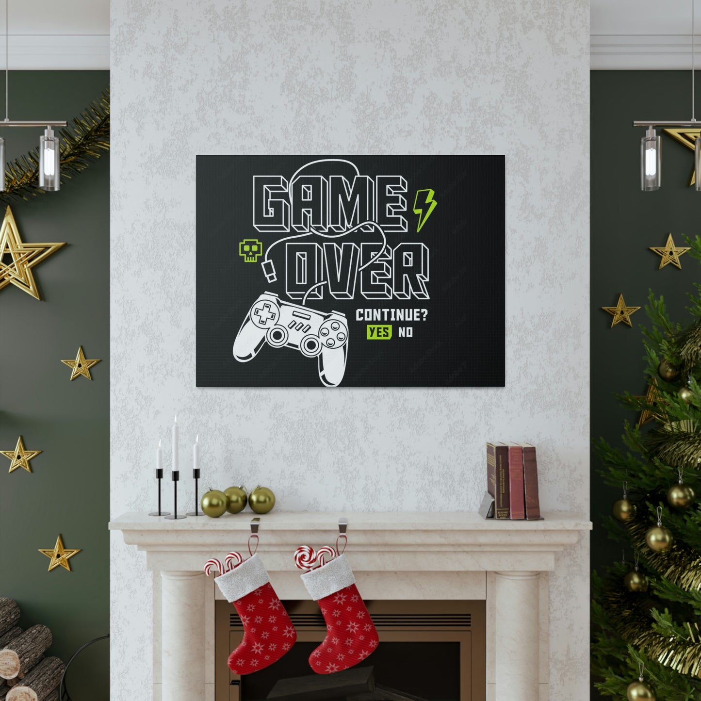 Game Over Canvas Gallery Wraps