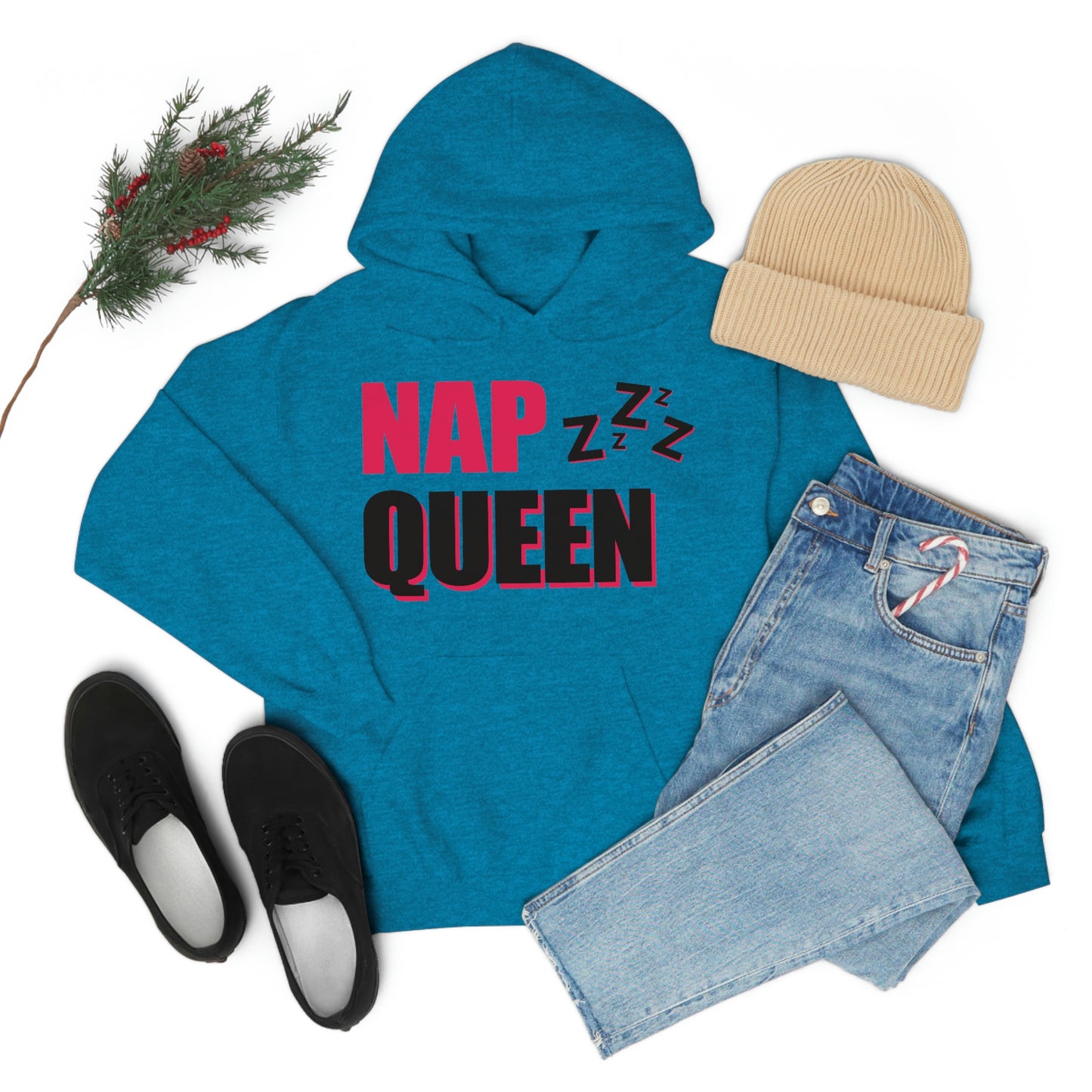 Nap Queen Unisex Hooded Sweatshirt