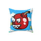 Video Game Style Spun Polyester Square Pillow