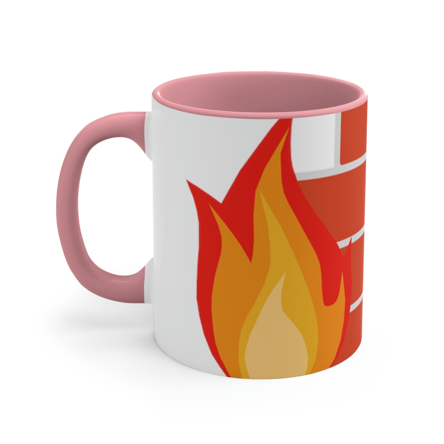 Brick Fire Accent Coffee Mug, 11oz