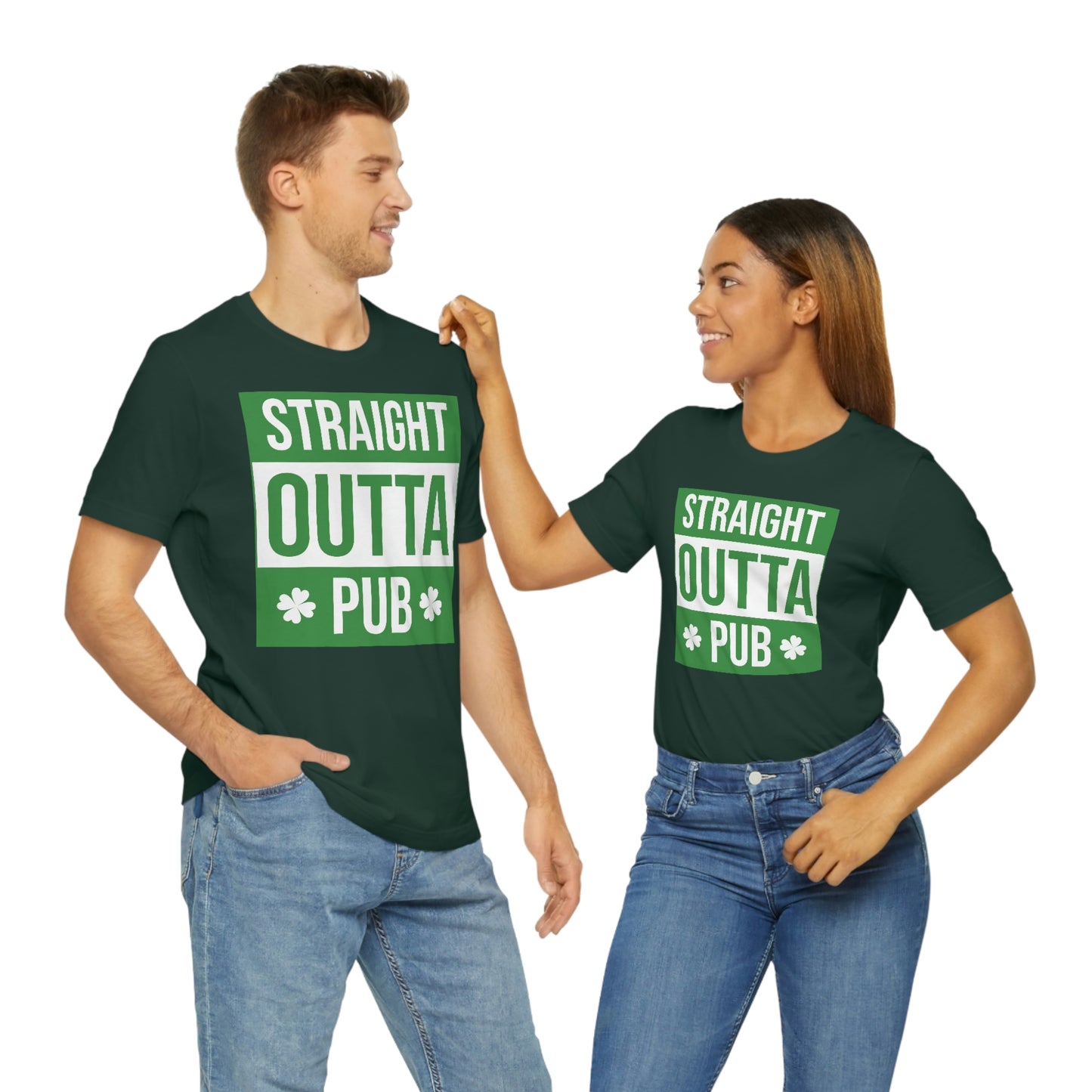 Straight Outta Pub Unisex Jersey Short Sleeve Tee