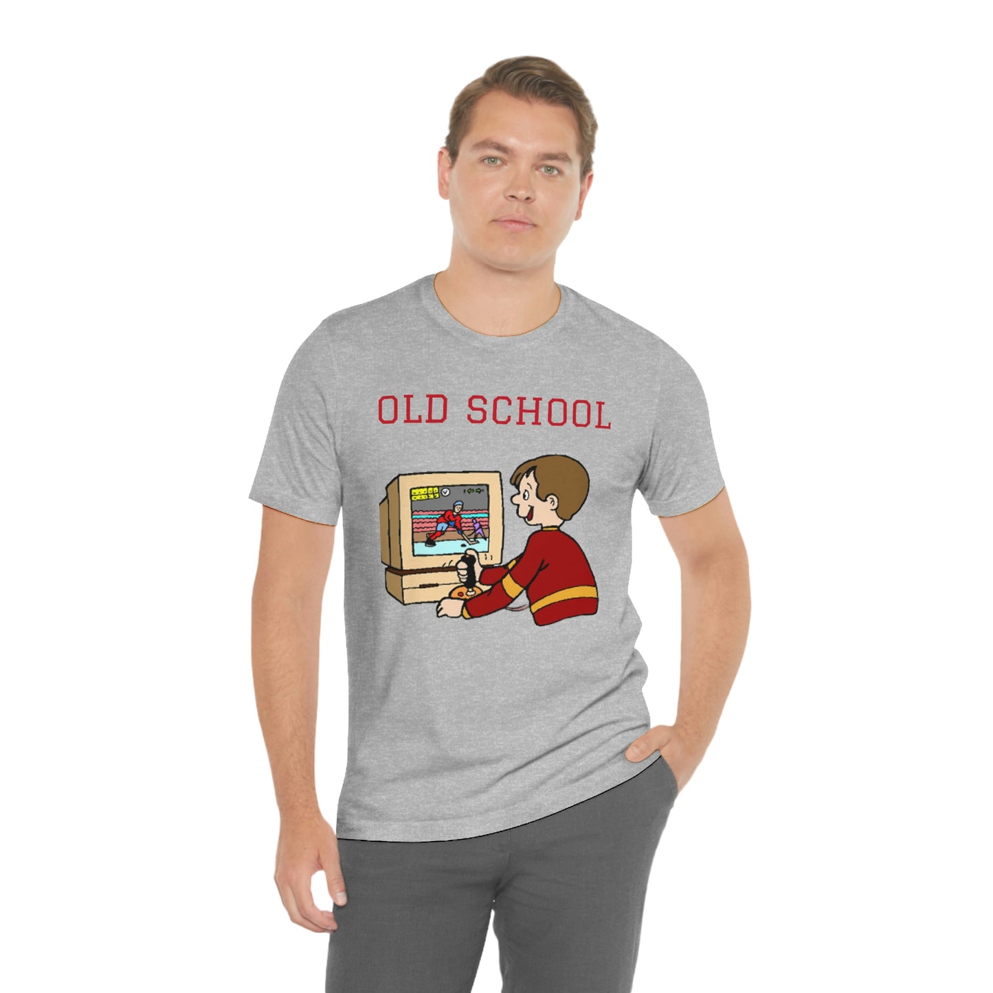 Old School Gamer Unisex Jersey Short Sleeve Tee