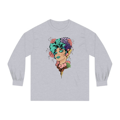 Floral Woman Alternate Unisex Classic Long Sleeve T-Shirt