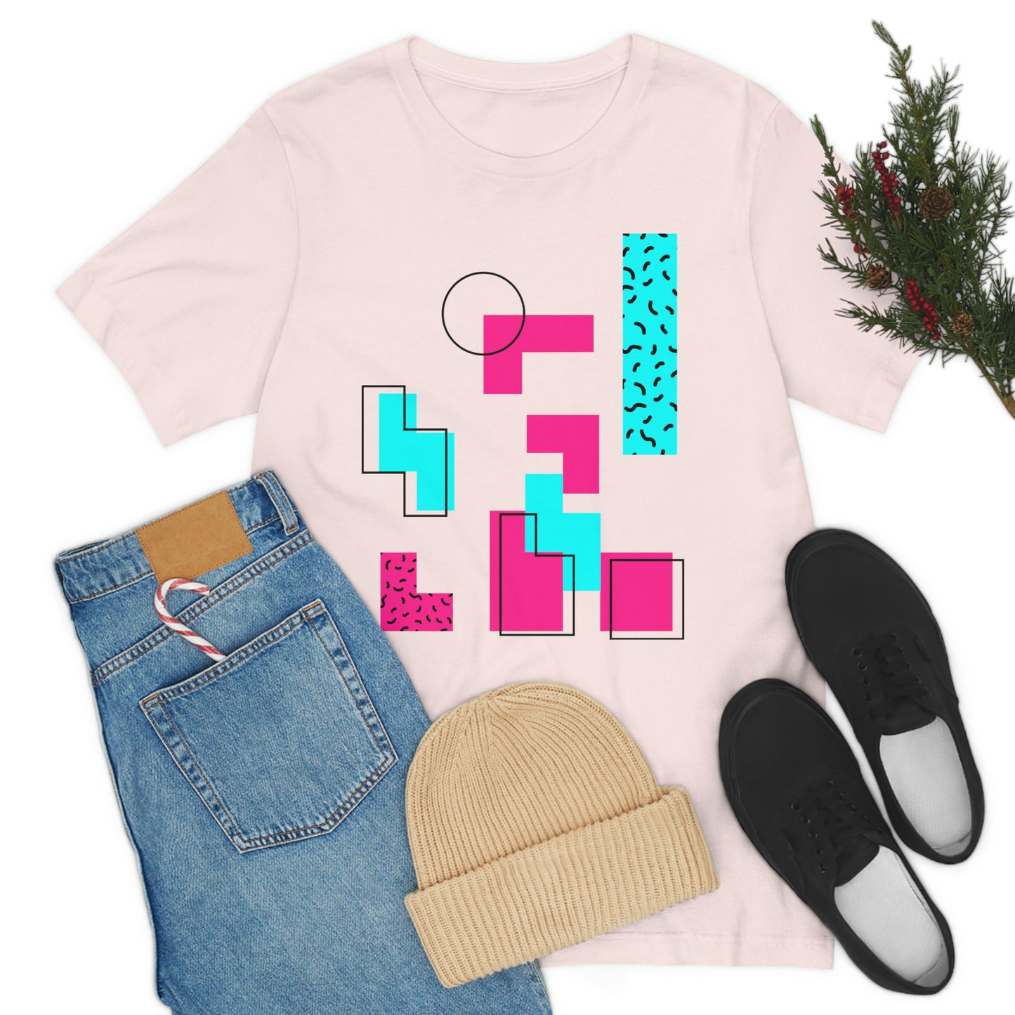 Tetris Retro Style Unisex Jersey Short Sleeve Tee