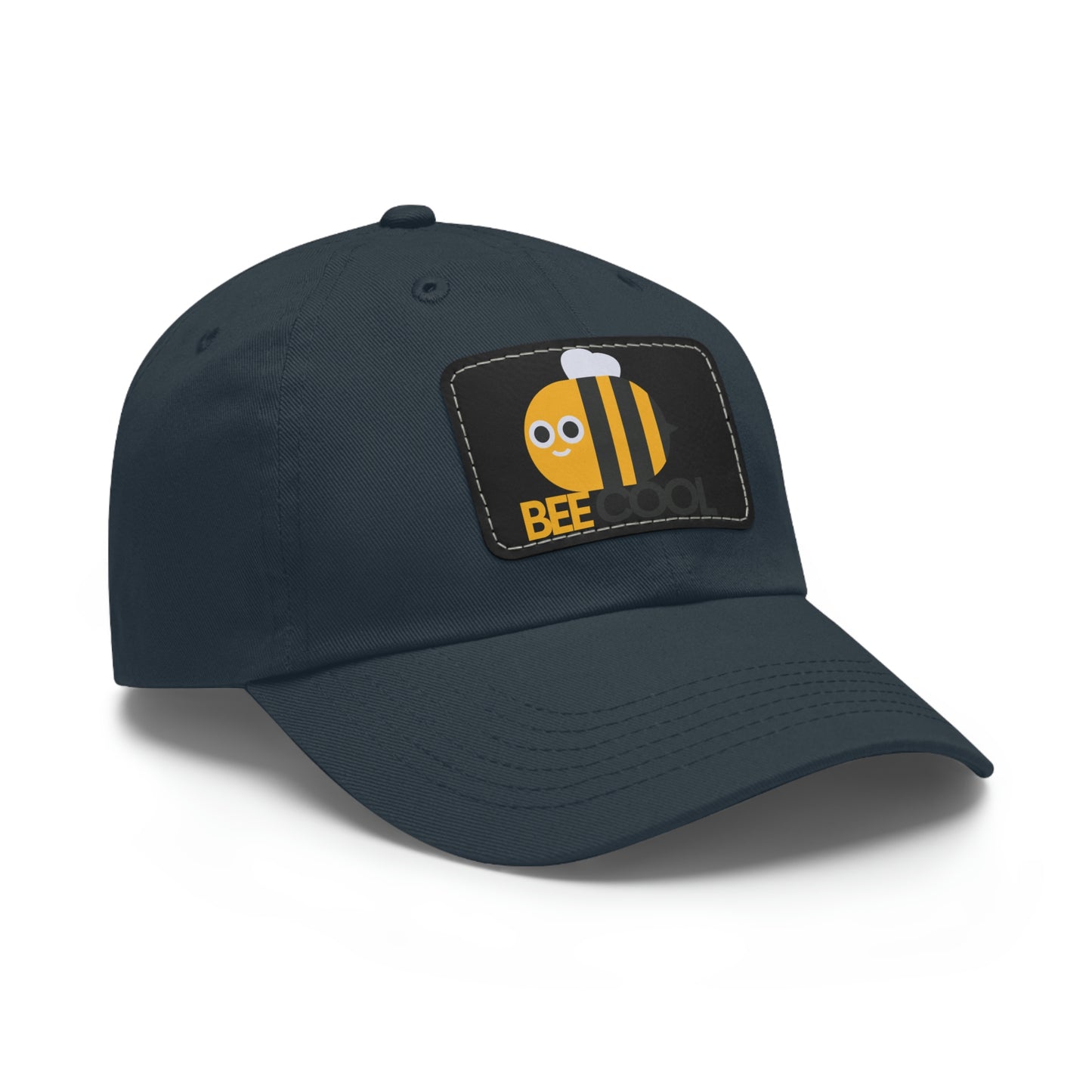 Bee Cool Dad Hat with Leather Patch