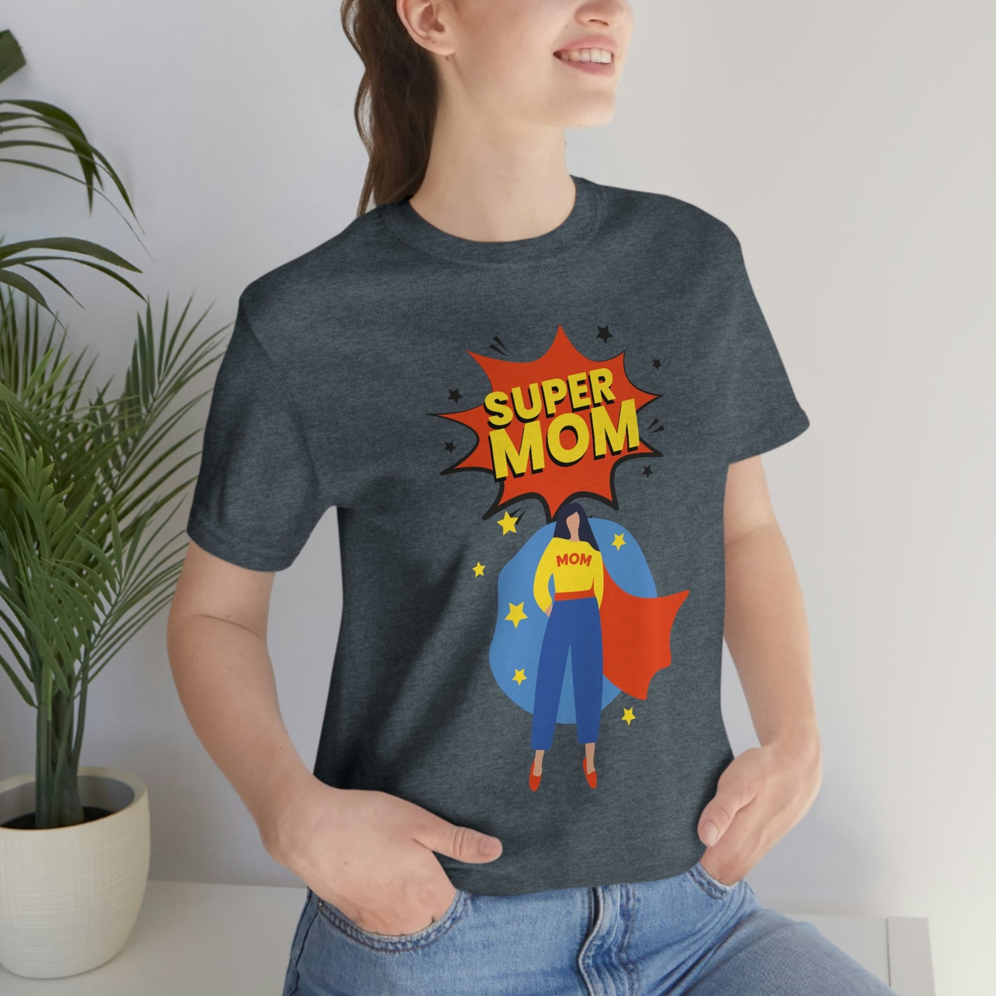 Super Mom Unisex Jersey Short Sleeve Tee