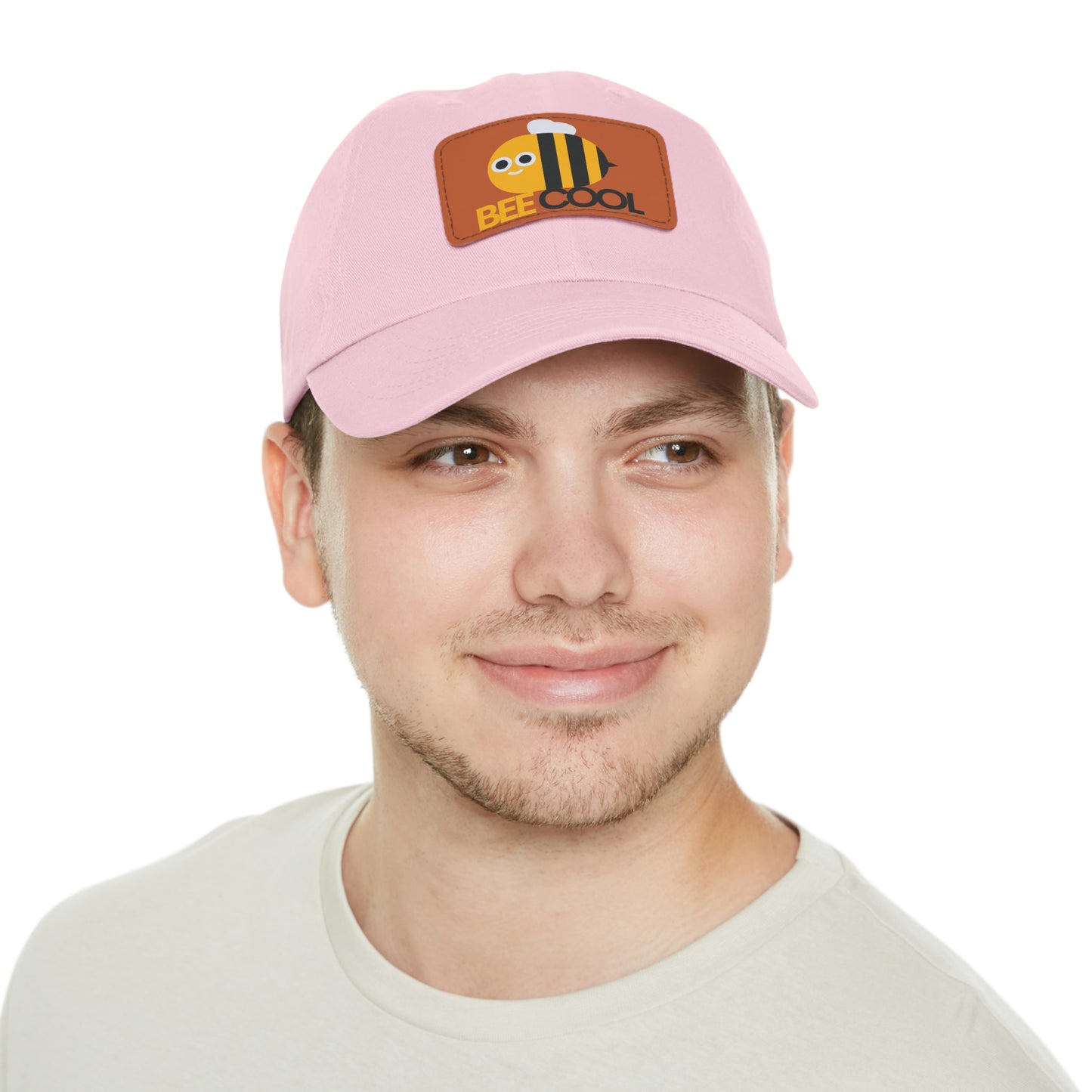 Bee Cool Dad Hat with Leather Patch