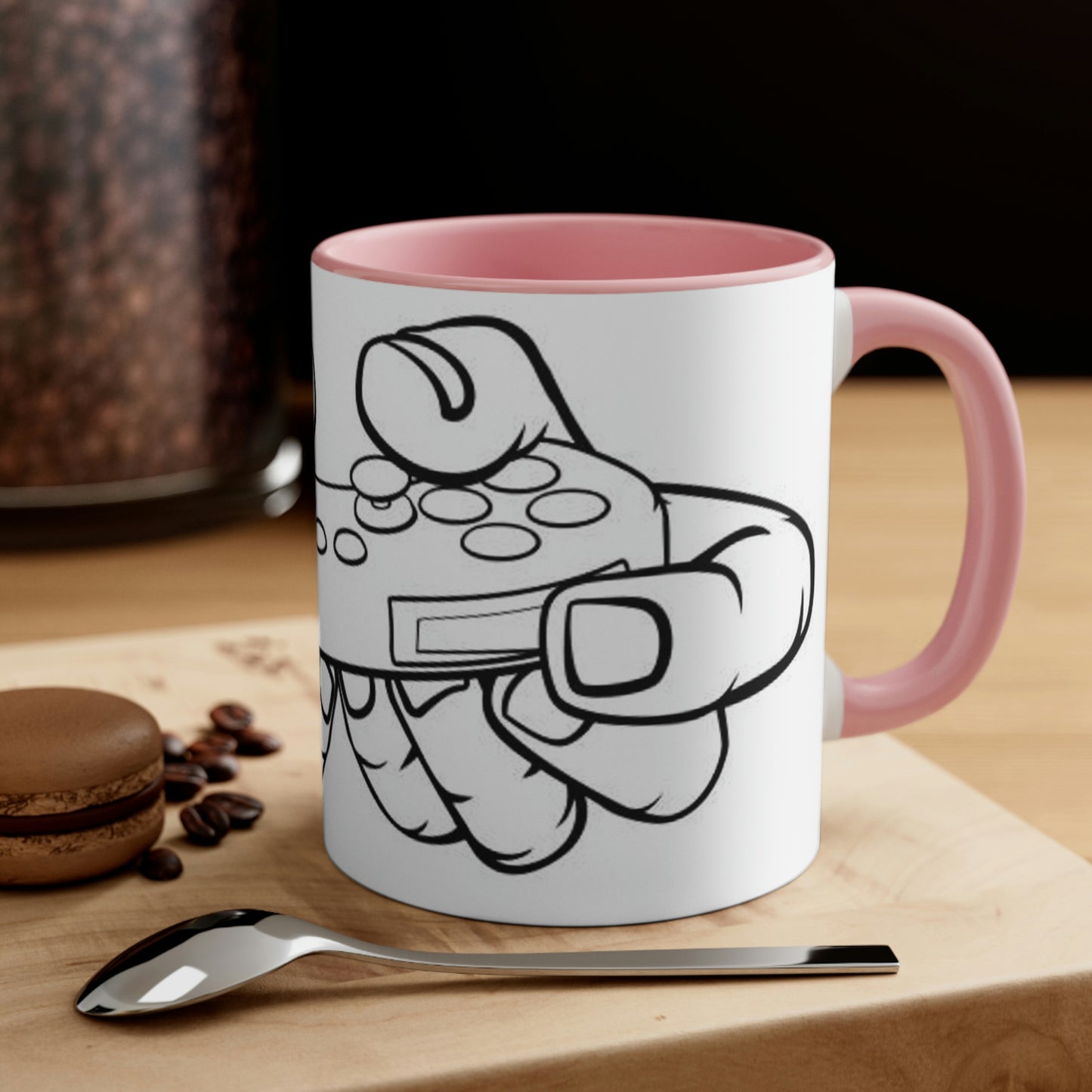 Game Controller Accent Coffee Mug, 11oz