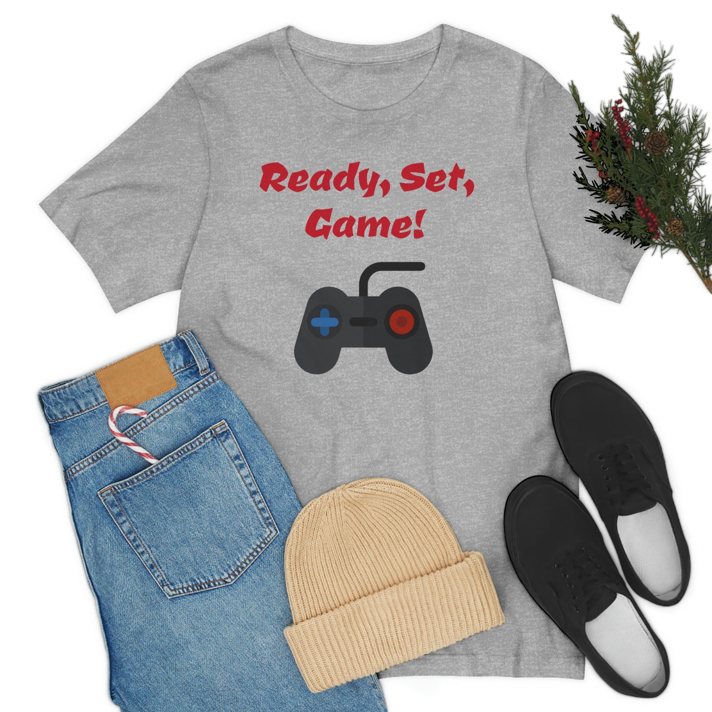 Ready, Set, Game! Unisex Jersey Short Sleeve Tee