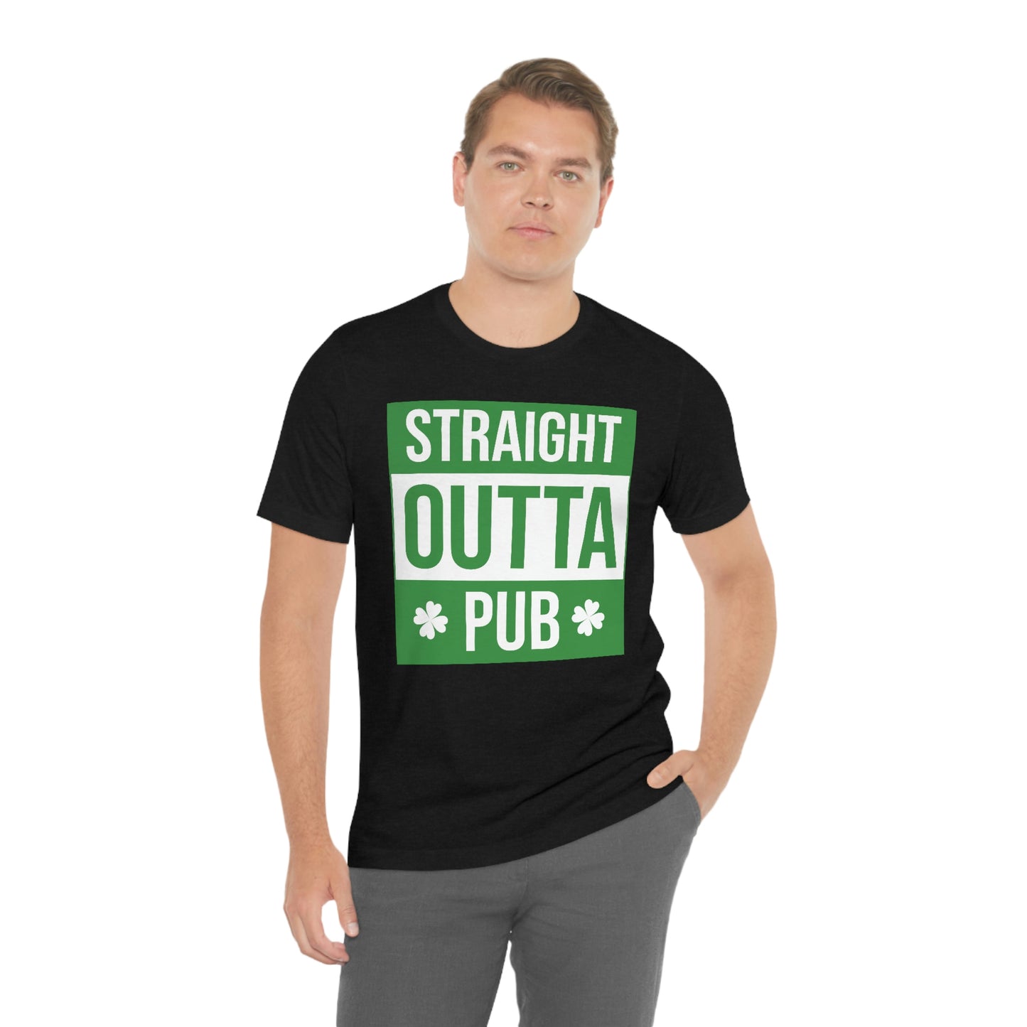 Straight Outta Pub Unisex Jersey Short Sleeve Tee