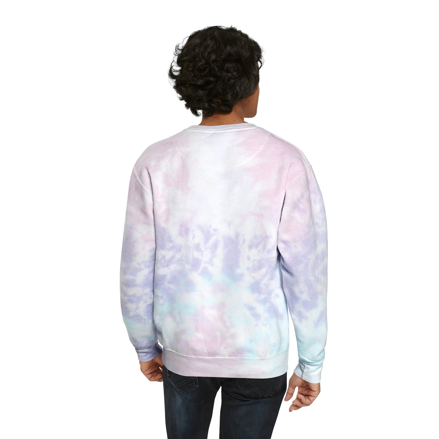 Dice Hearts Style Unisex Tie-Dye Sweatshirt