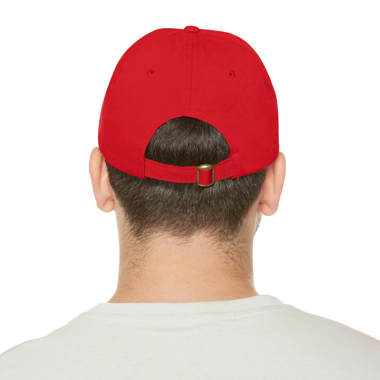 Mushroom 1 UP 8 Bit Style Dad Hat with Leather Patch