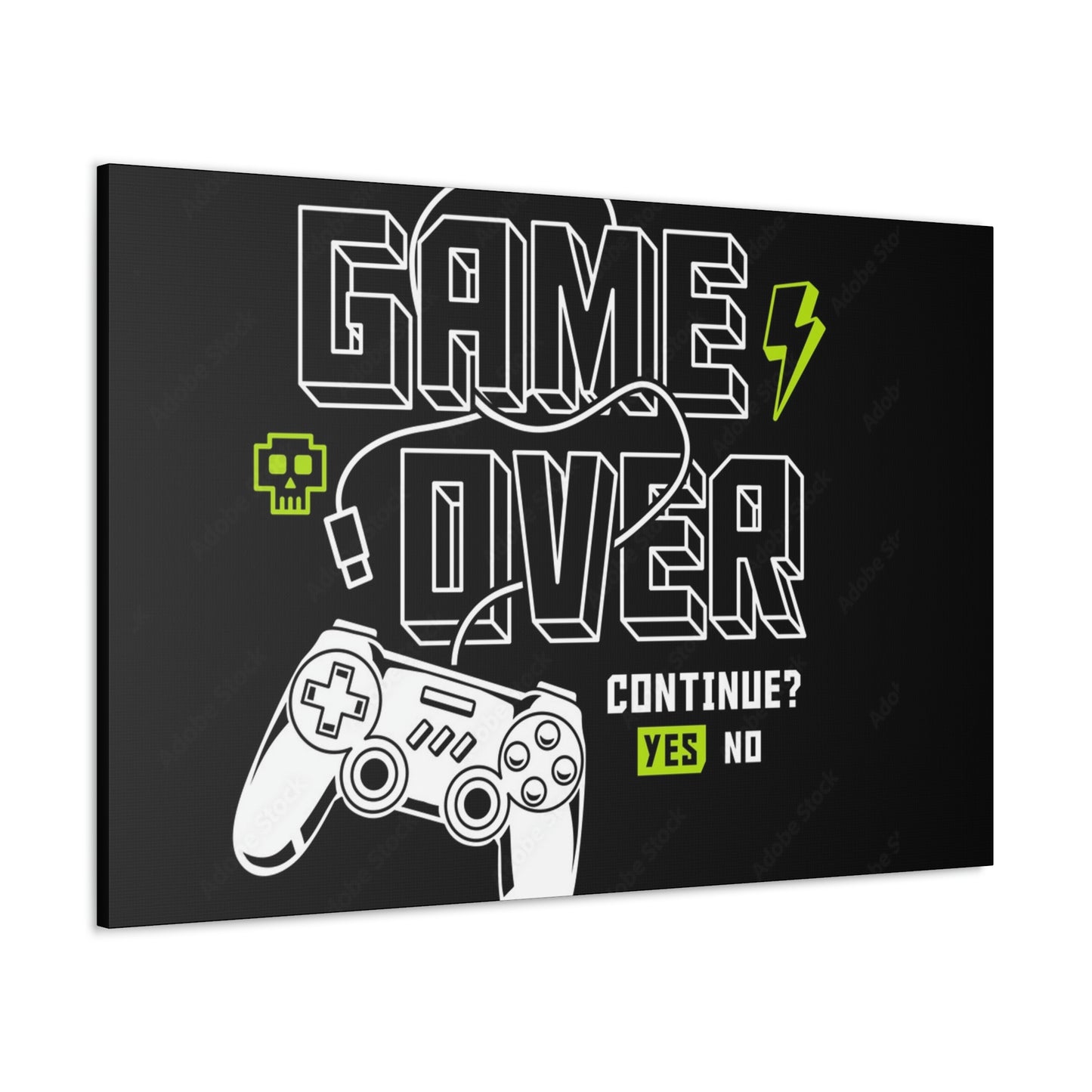 Game Over Canvas Gallery Wraps