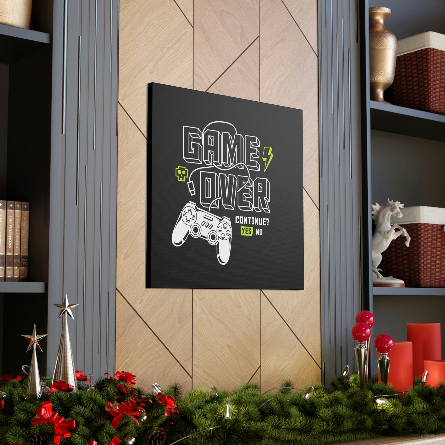 Game Over Canvas Gallery Wraps