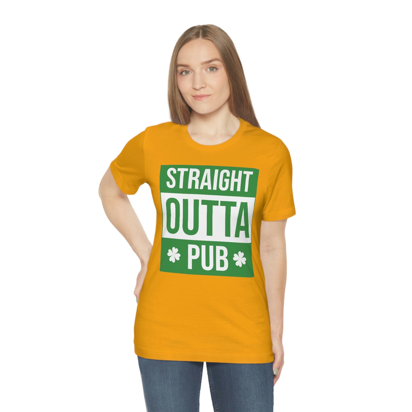 Straight Outta Pub Unisex Jersey Short Sleeve Tee