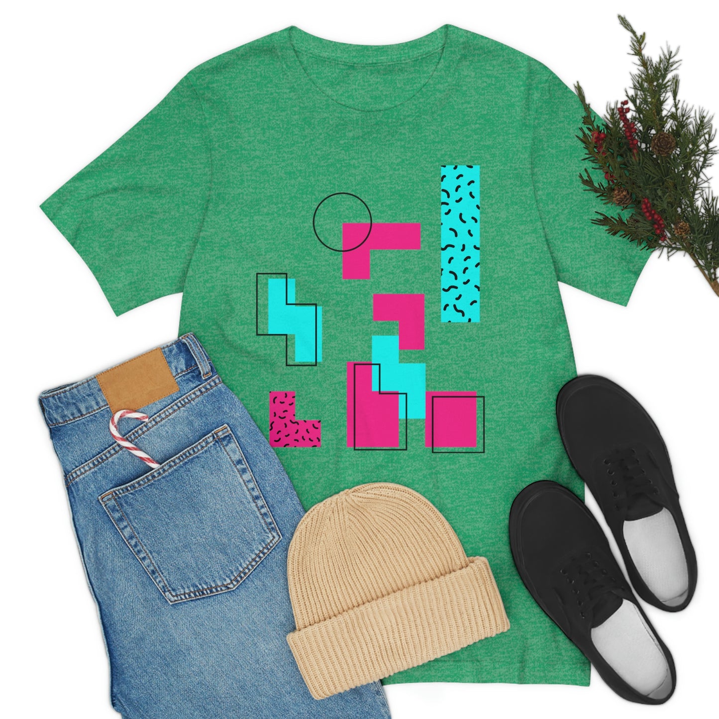 Tetris Retro Style Unisex Jersey Short Sleeve Tee