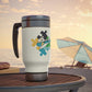 Puzzles LTD Stainless Steel Travel Mug with Handle, 14oz