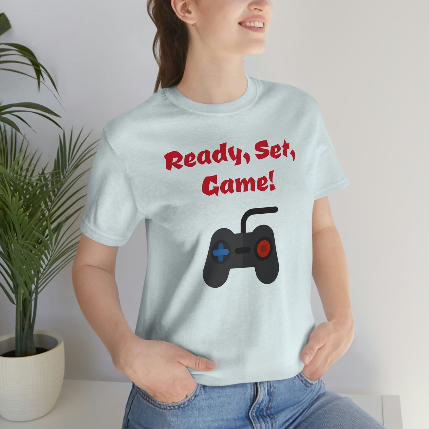 Ready, Set, Game! Unisex Jersey Short Sleeve Tee