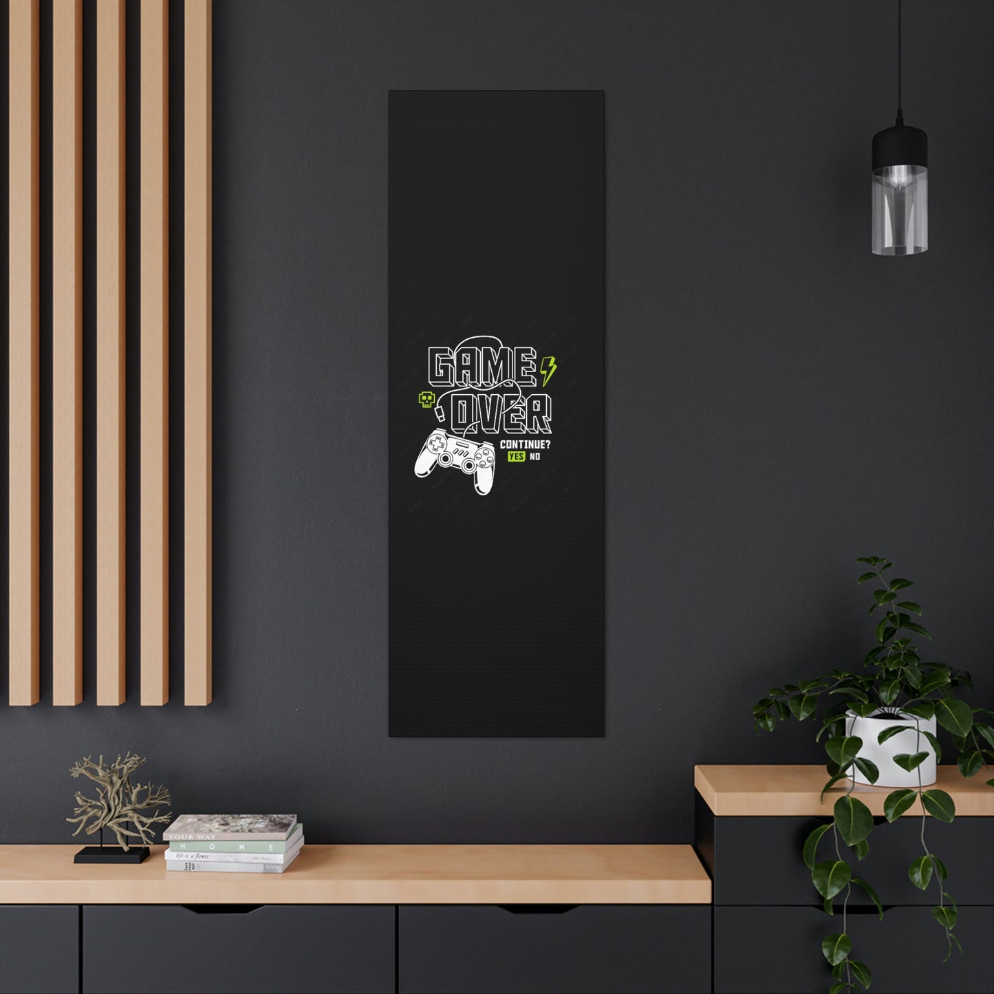 Game Over Canvas Gallery Wraps