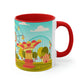 Amusement Park Accent Coffee Mug, 11oz