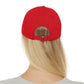 Mushroom 1 UP 8 Bit Style Dad Hat with Leather Patch