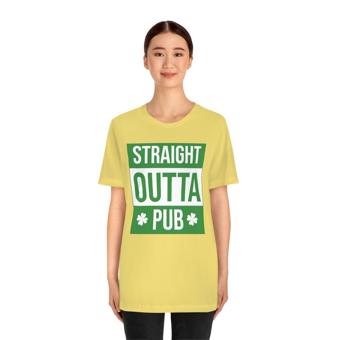 Straight Outta Pub Unisex Jersey Short Sleeve Tee