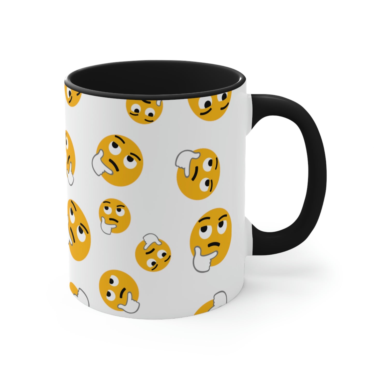 Emojis Accent Coffee Mug, 11oz