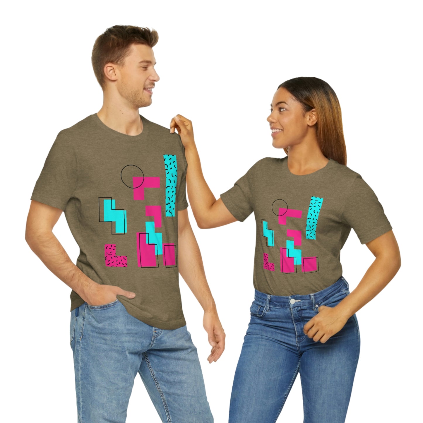 Tetris Retro Style Unisex Jersey Short Sleeve Tee