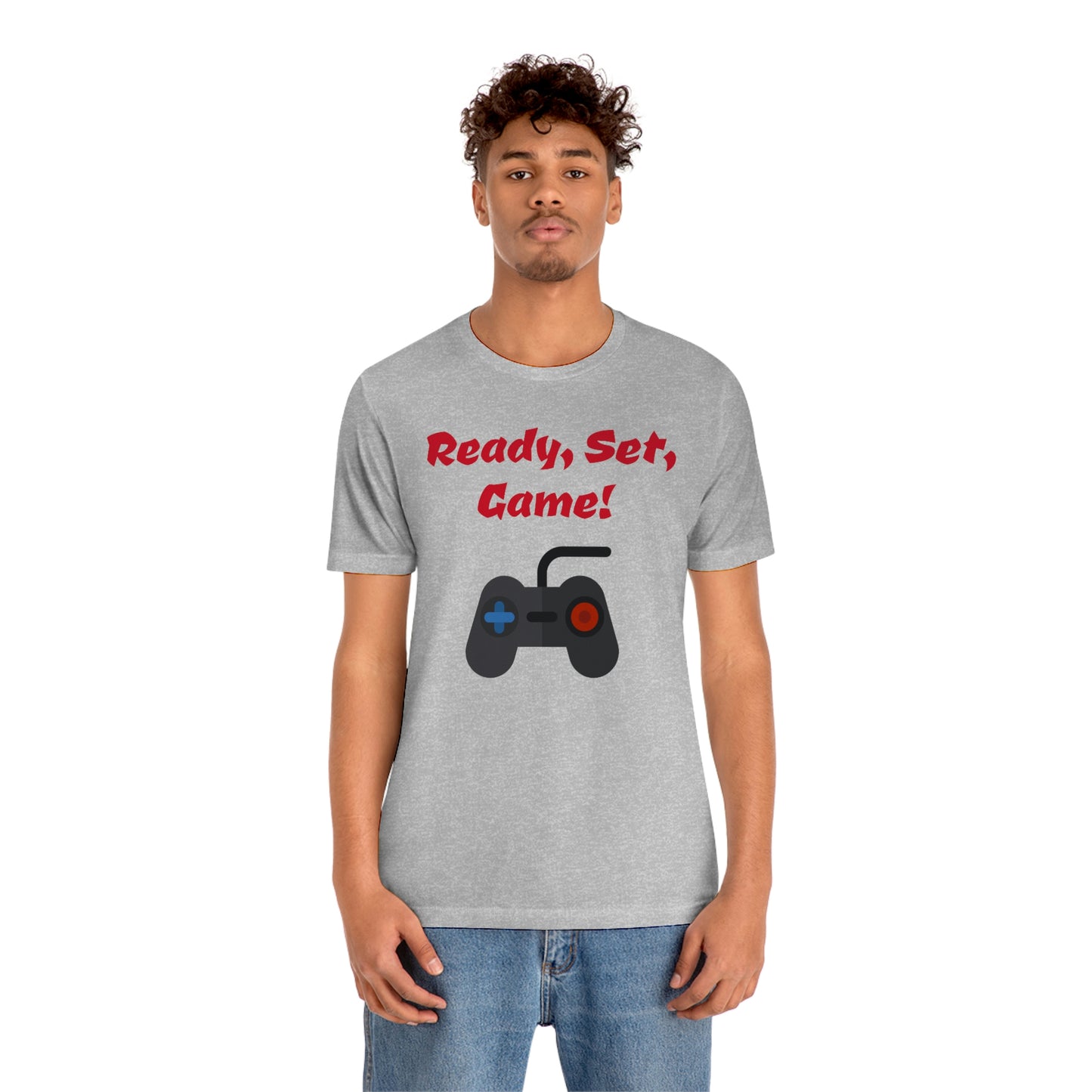 Ready, Set, Game! Unisex Jersey Short Sleeve Tee