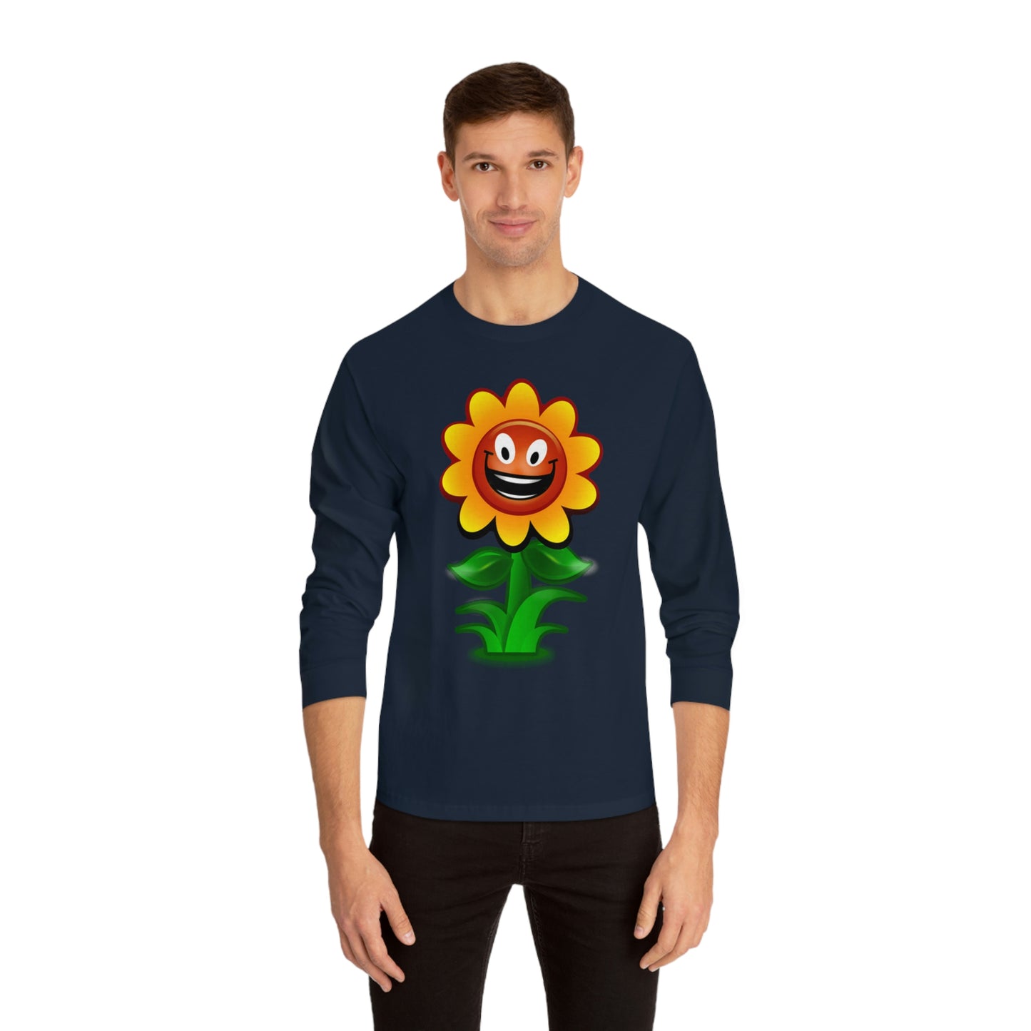 Video Game Retro Style Flower Unisex Classic Long Sleeve T-Shirt