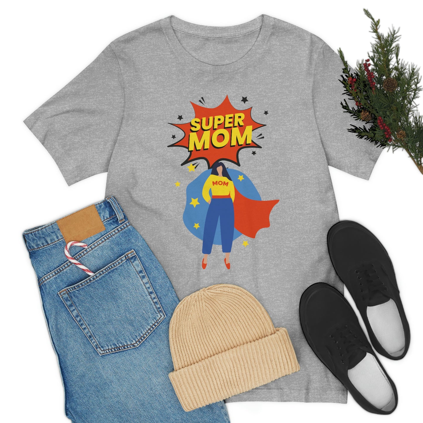 Super Mom Unisex Jersey Short Sleeve Tee