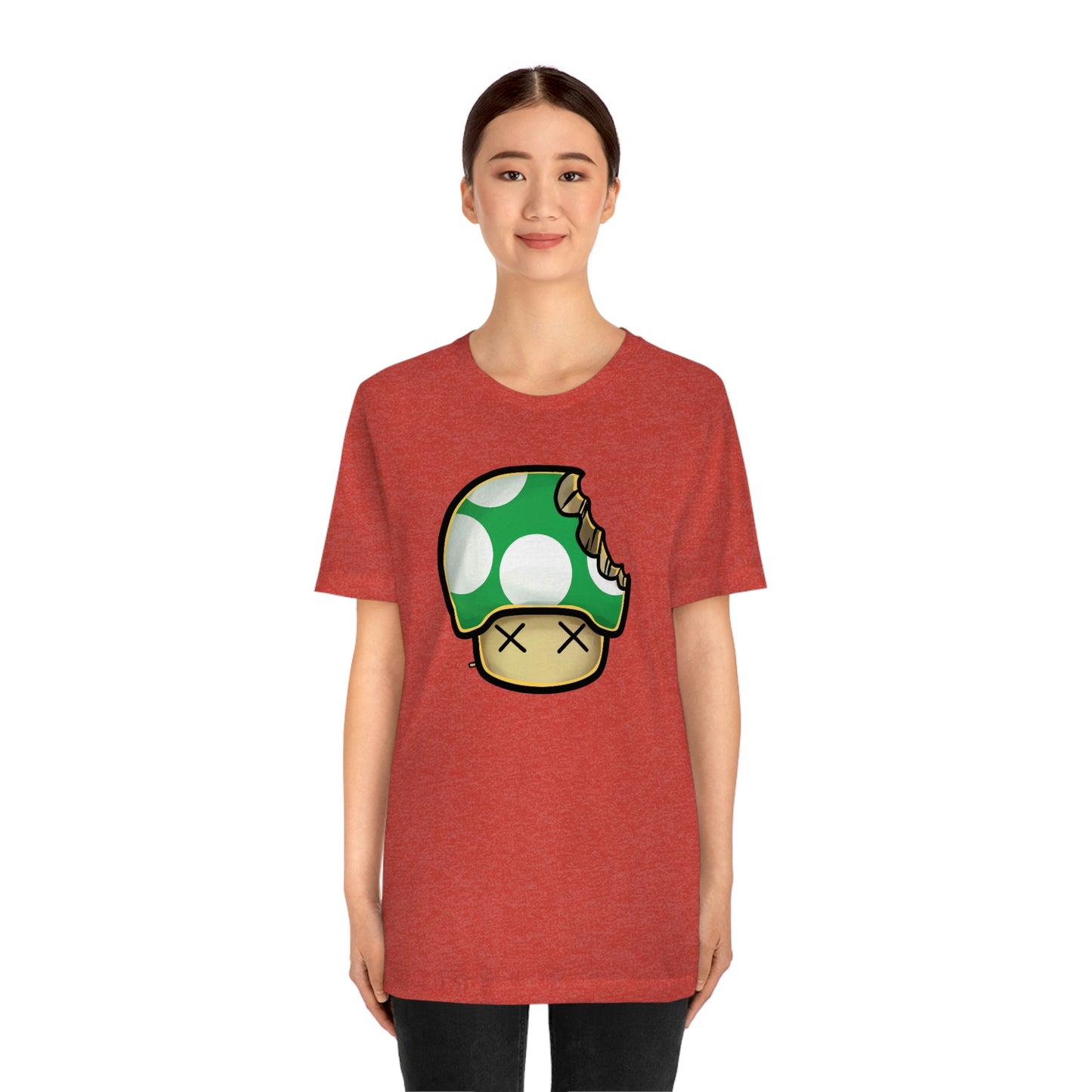 Bitten Mushroom Unisex Jersey Short Sleeve Tee