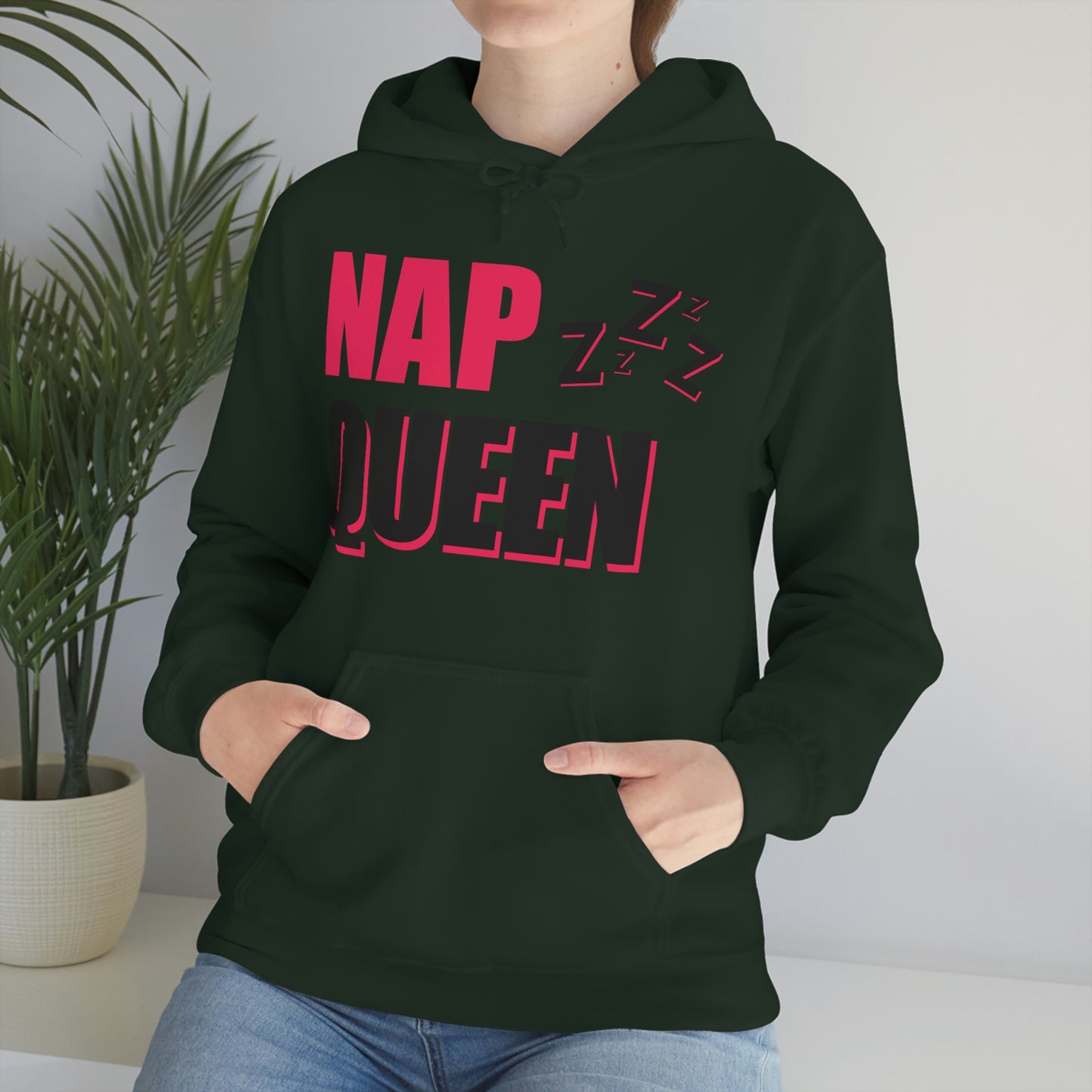 Nap Queen Unisex Hooded Sweatshirt