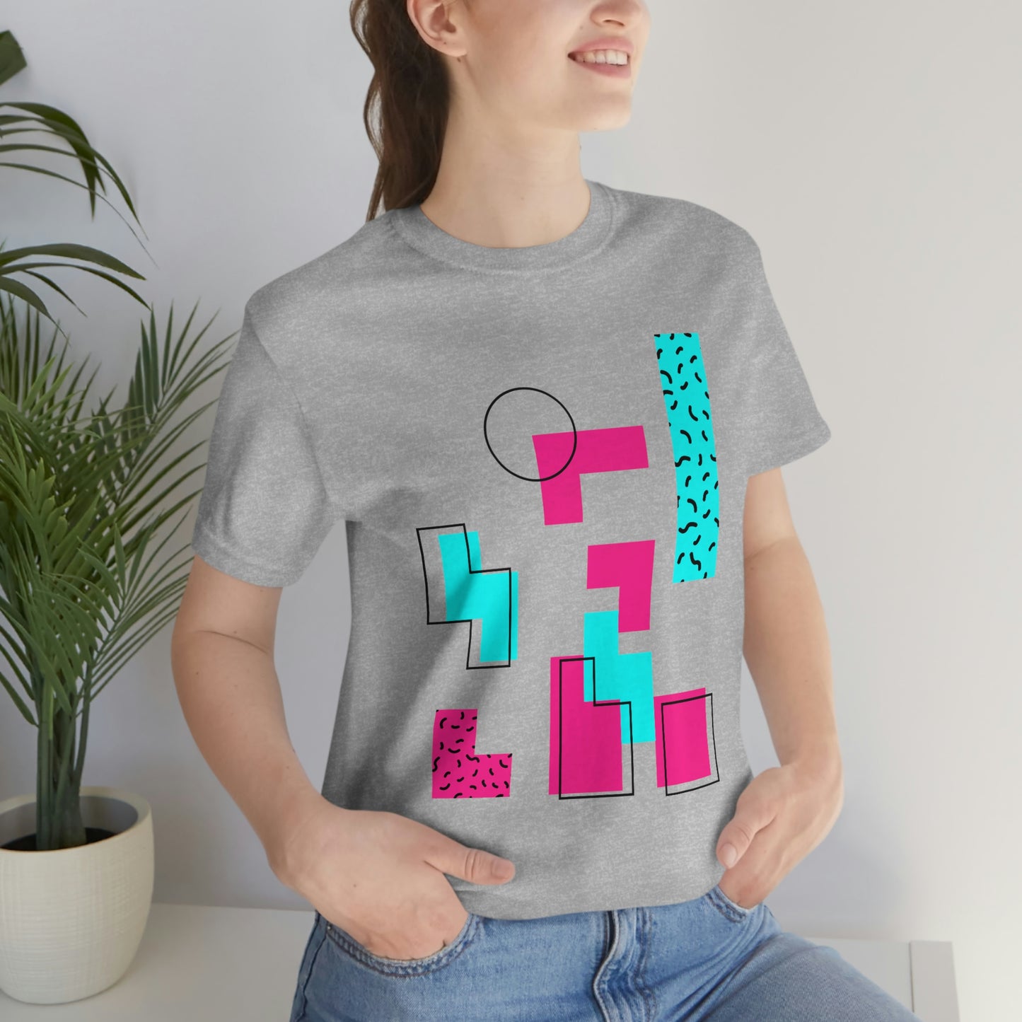 Tetris Retro Style Unisex Jersey Short Sleeve Tee