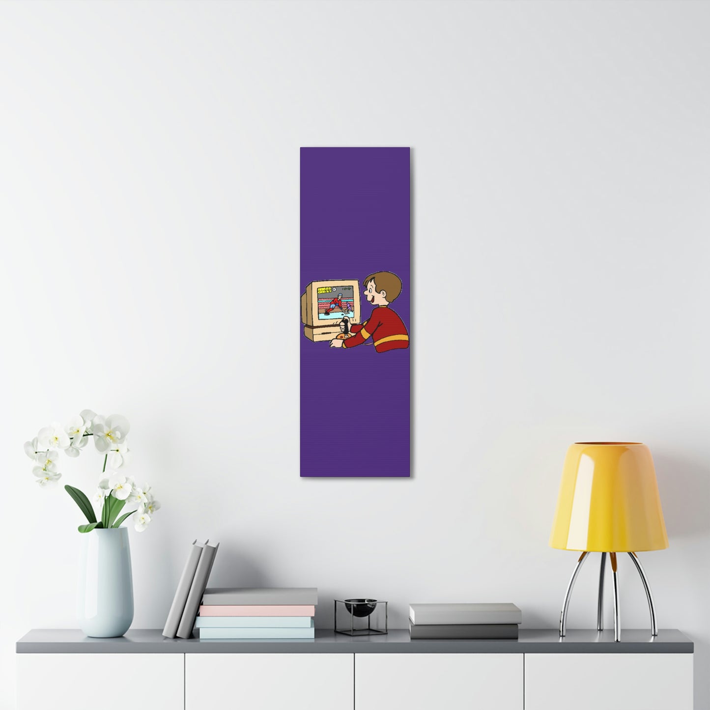 Old School Gamer Canvas Gallery Wraps