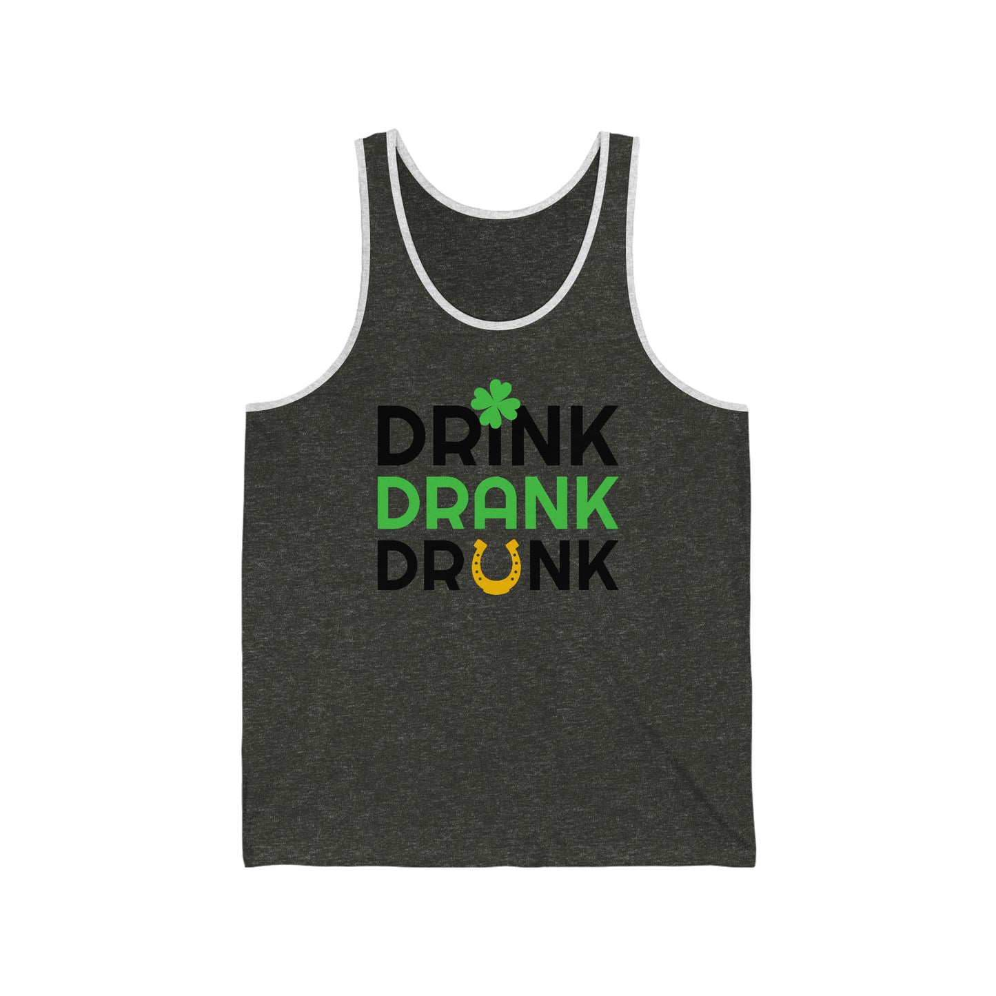 Drink Drank Drunk St Patrick's Day Unisex Tank Top