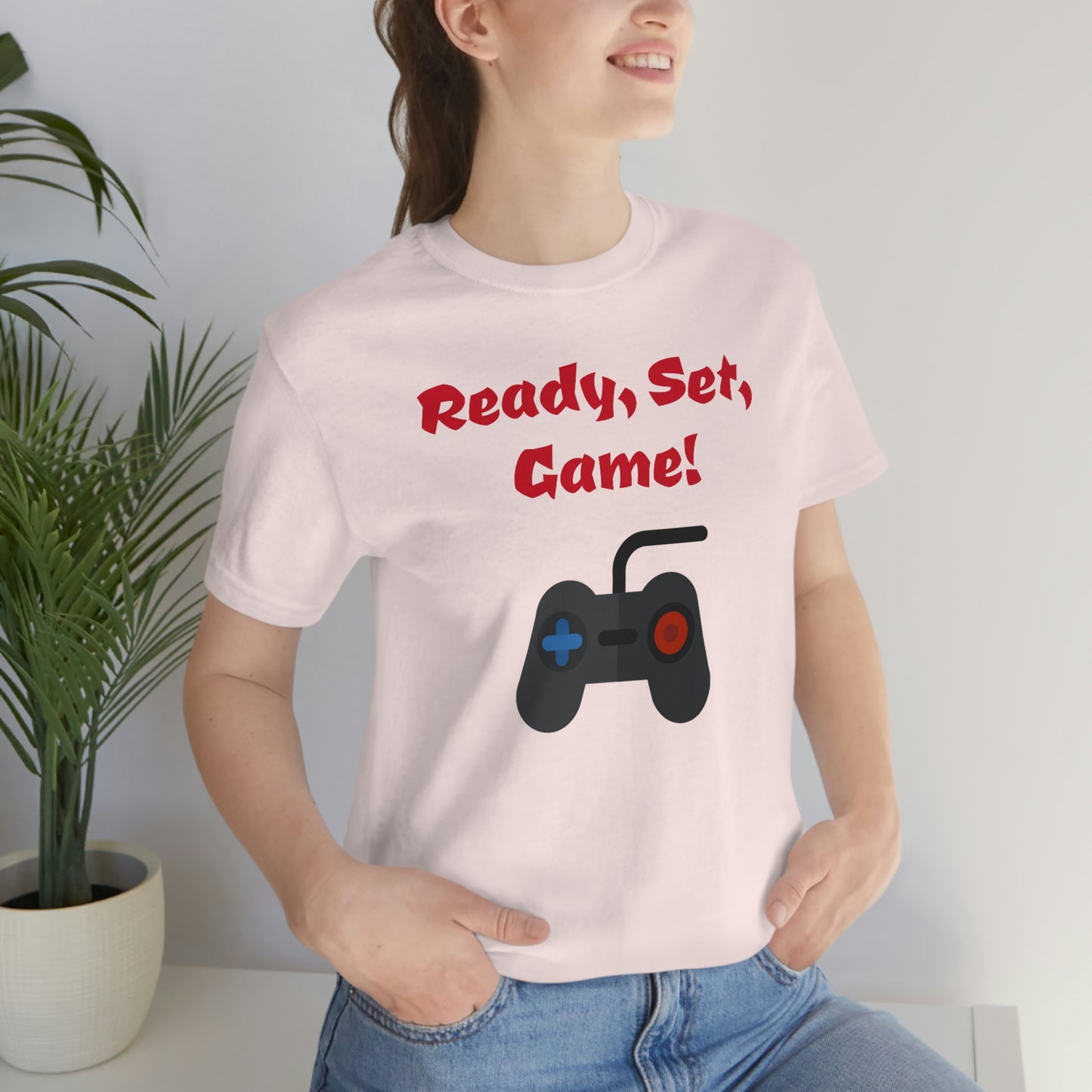 Ready, Set, Game! Unisex Jersey Short Sleeve Tee