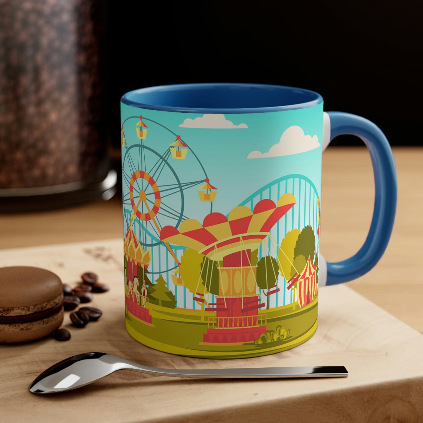 Amusement Park Accent Coffee Mug, 11oz